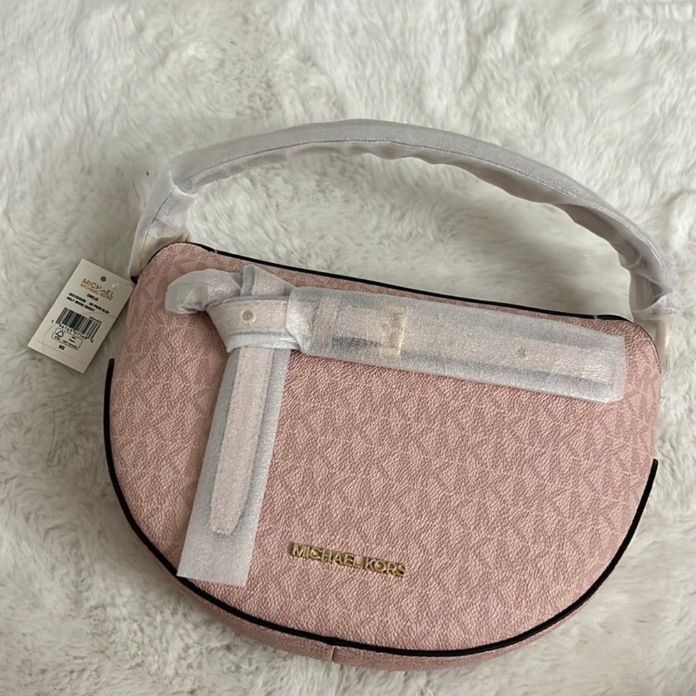NWT Michael Kors Emilia Half Moon Crossbody